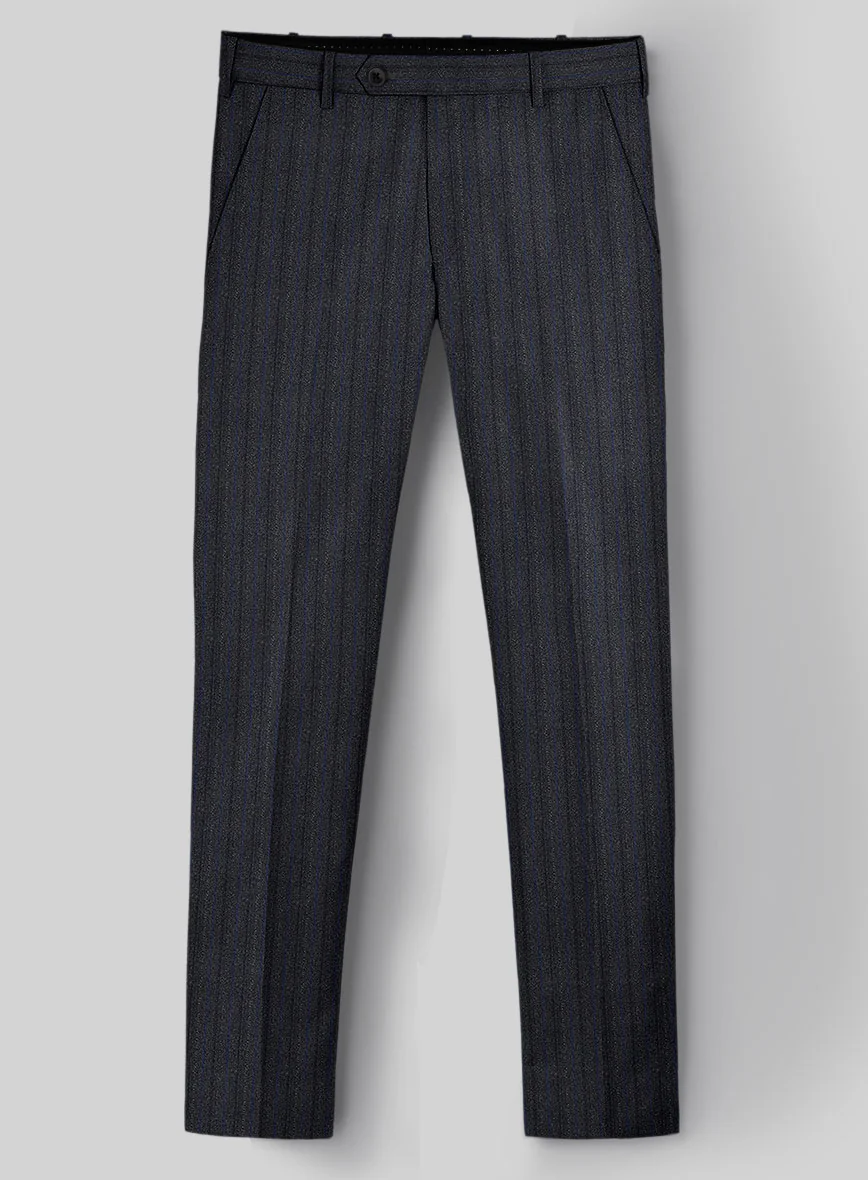 Reda Liora Charcoal Stripe Wool Suit - Image 5