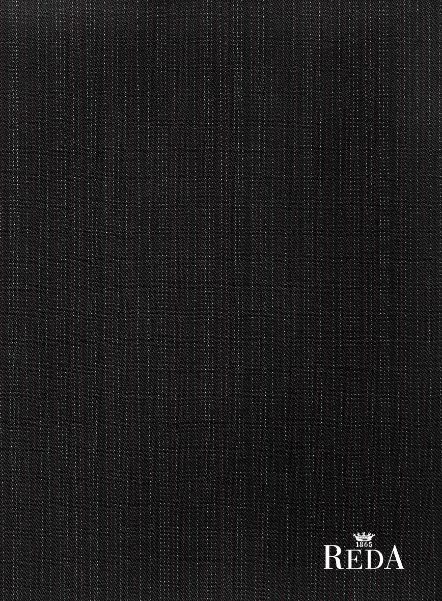 Reda Luman Black Stripe Wool Suit - Image 7