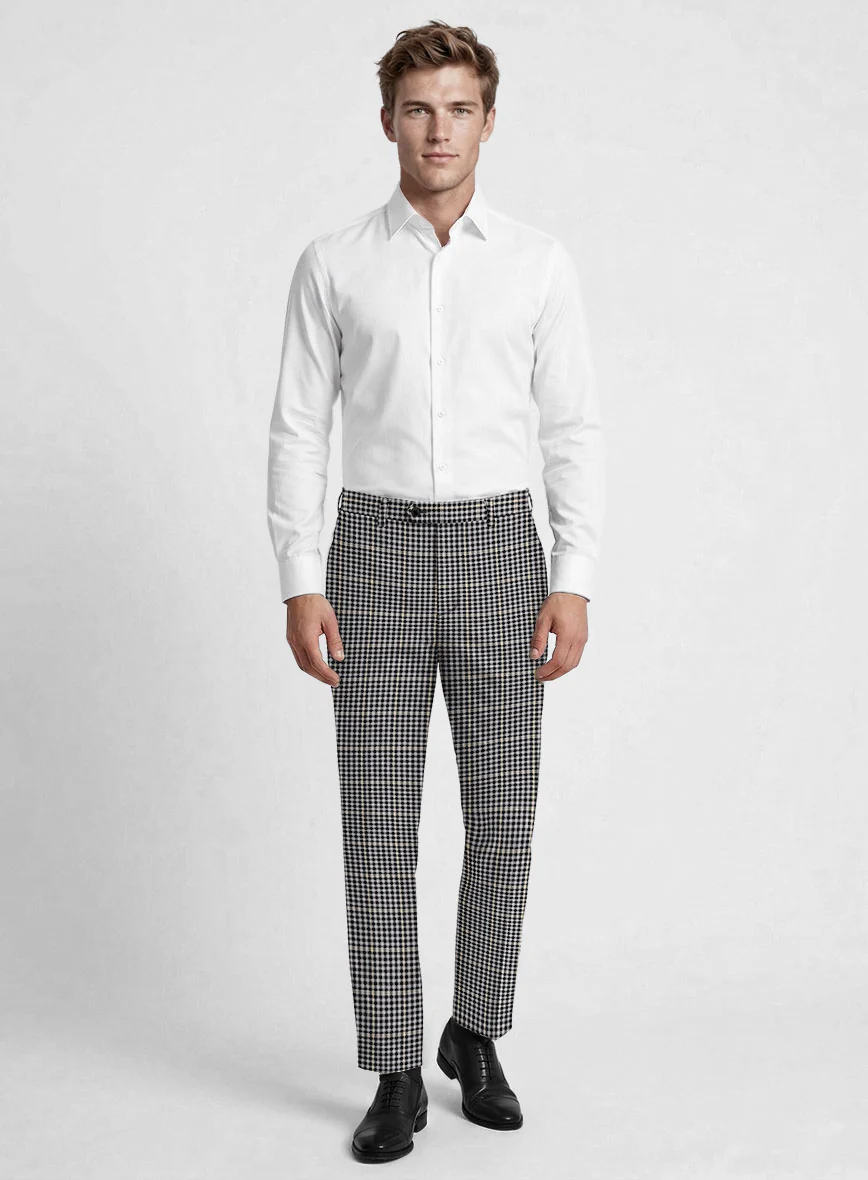 Reda Matio Black Checks Wool Suit - Image 5