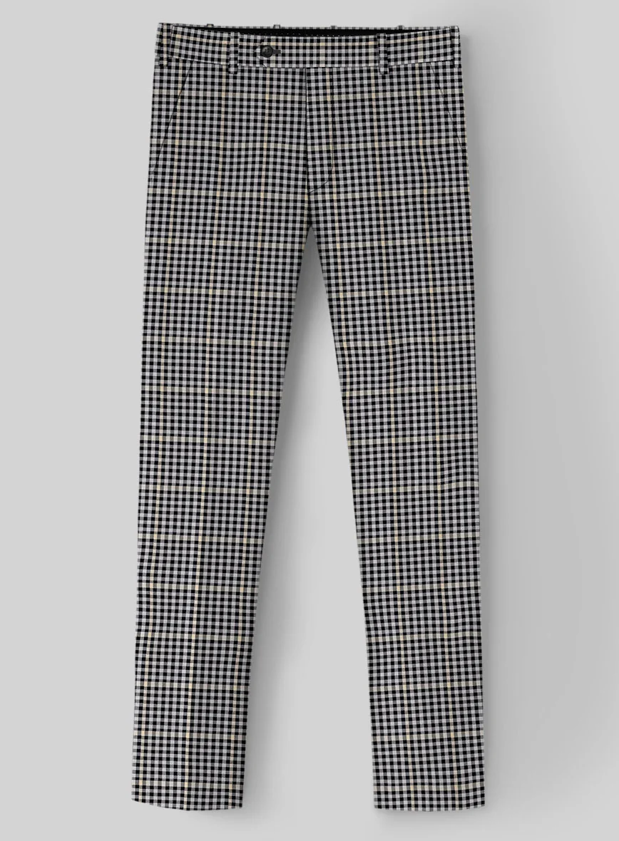 Reda Matio Black Checks Wool Suit - Image 7