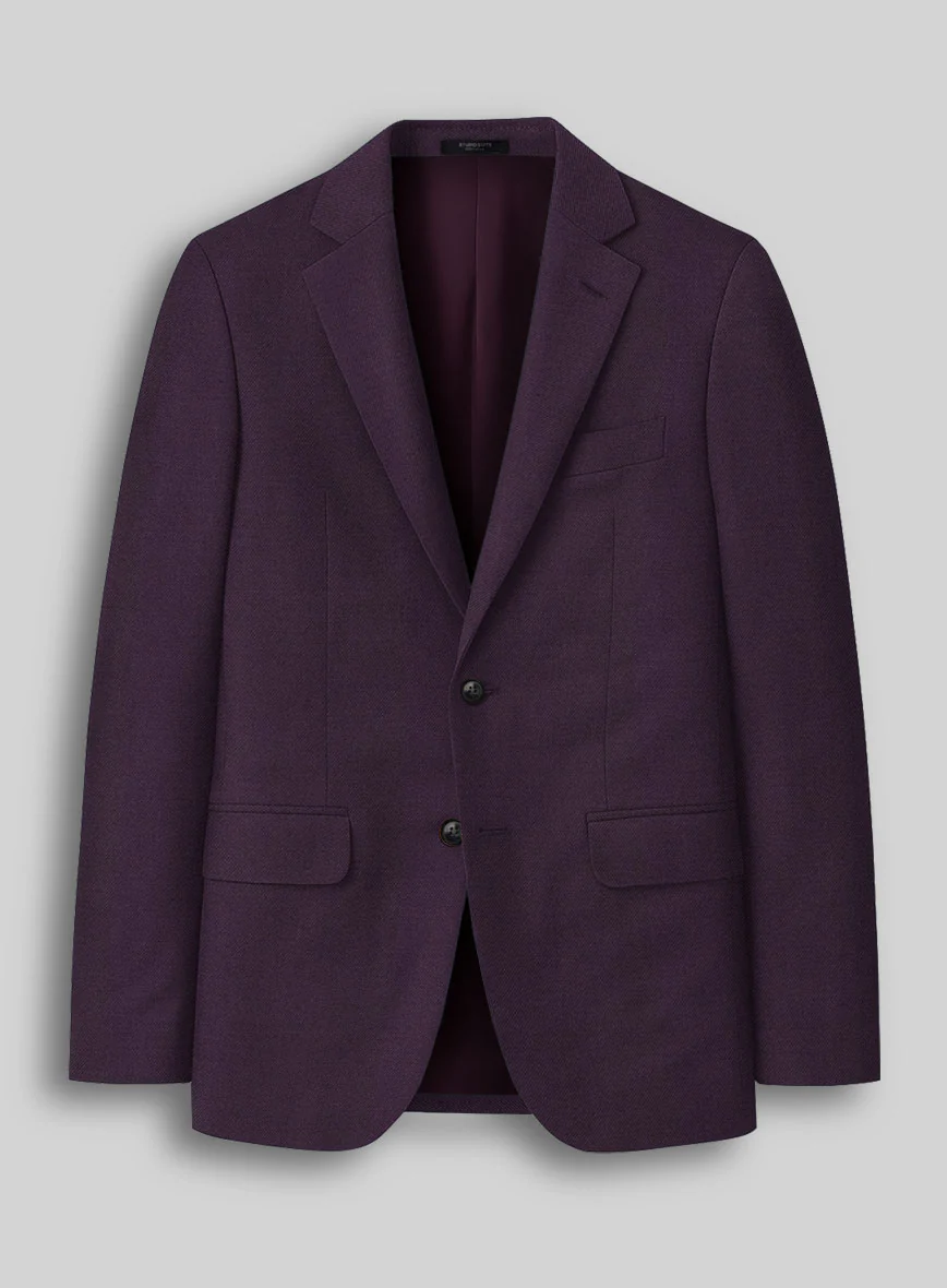 Reda Mauve Wool Suit - Image 4