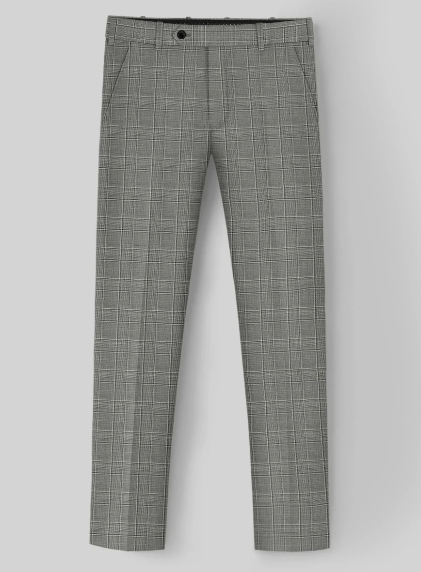 Reda Mavlox Gray Checks Wool Suit - Image 5