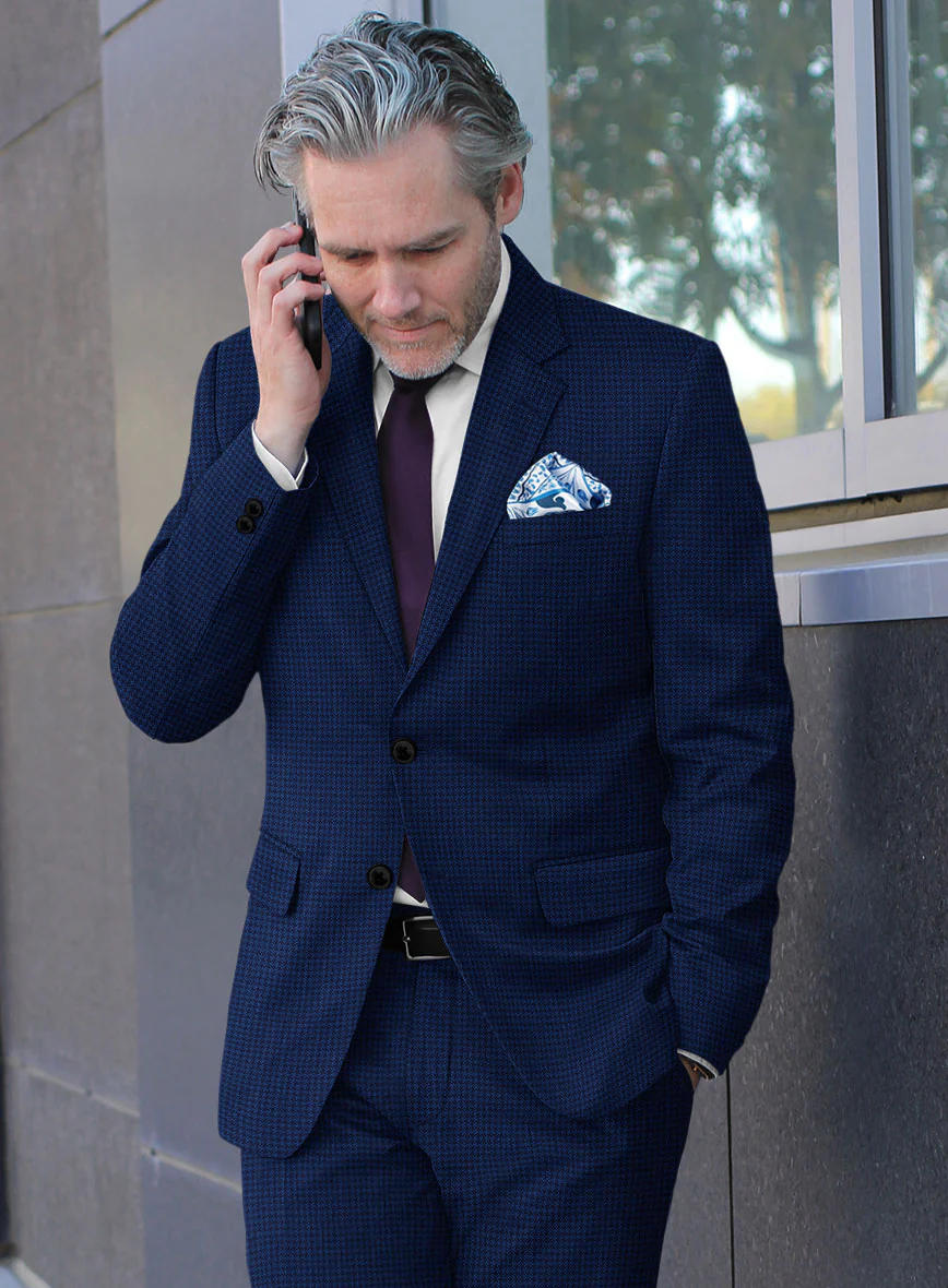 Reda Reyi Blue Wool Jacket - Image 2