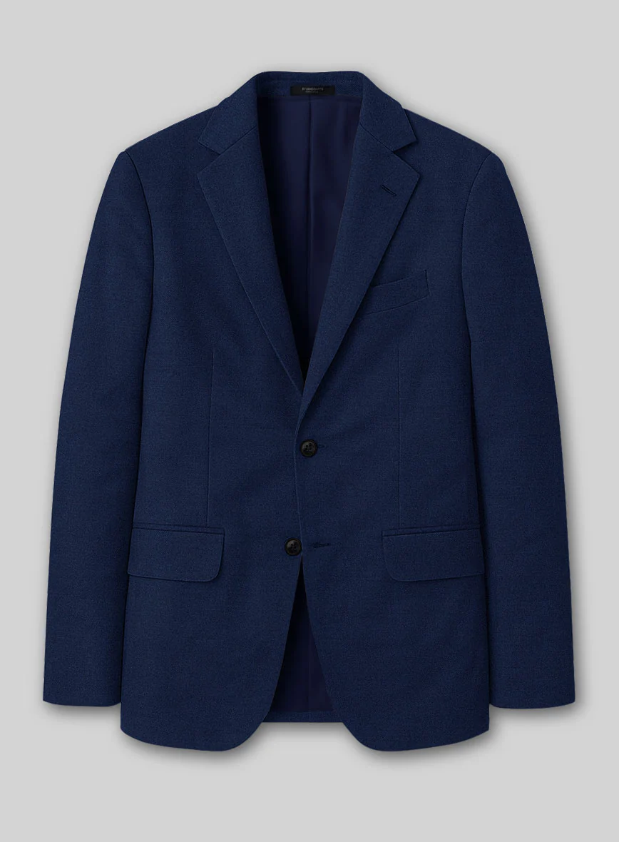 Reda Royal Blue Pure Wool Suit - Image 3