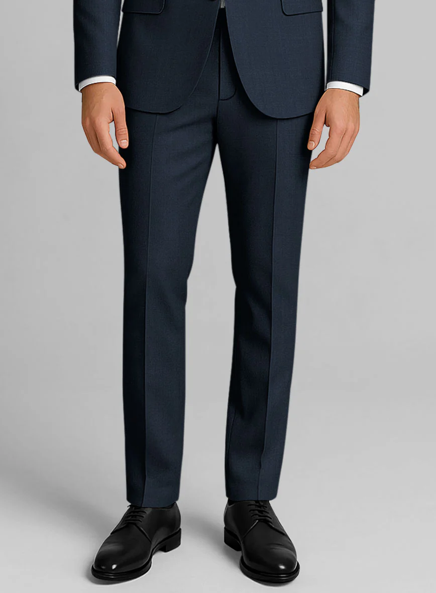 Reda Seal Blue Pure Wool Suit - Image 6