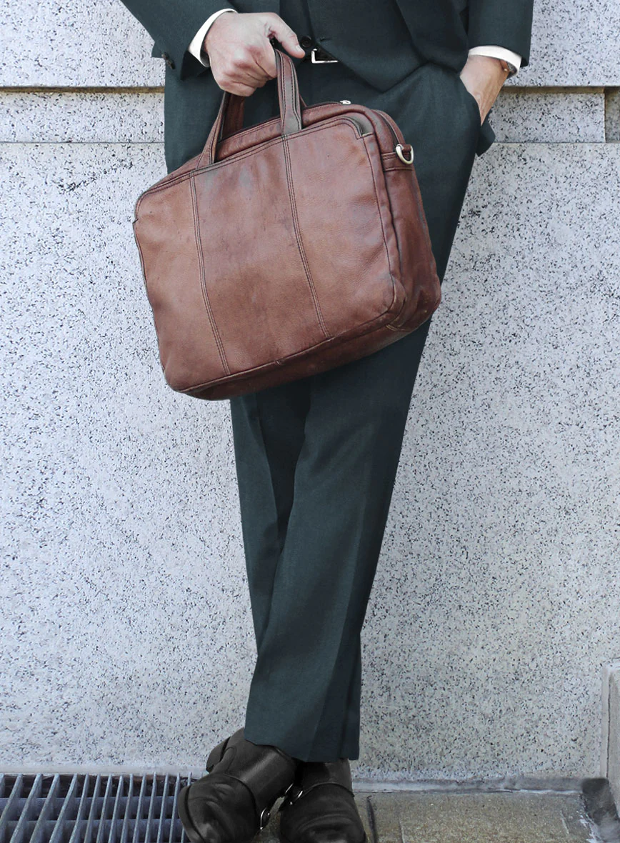 Reda Steel Blue Wool Suit - Image 4