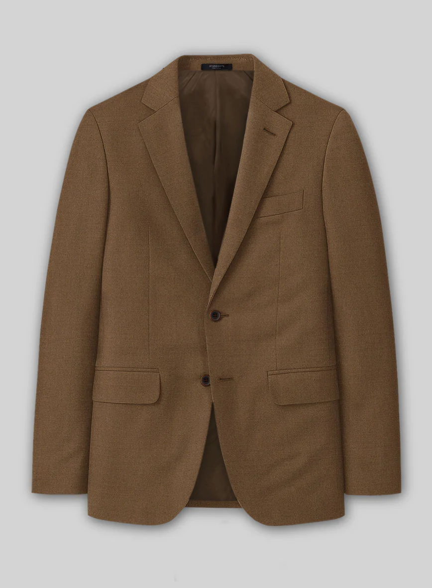 Reda Tan Wool Suit - Image 4