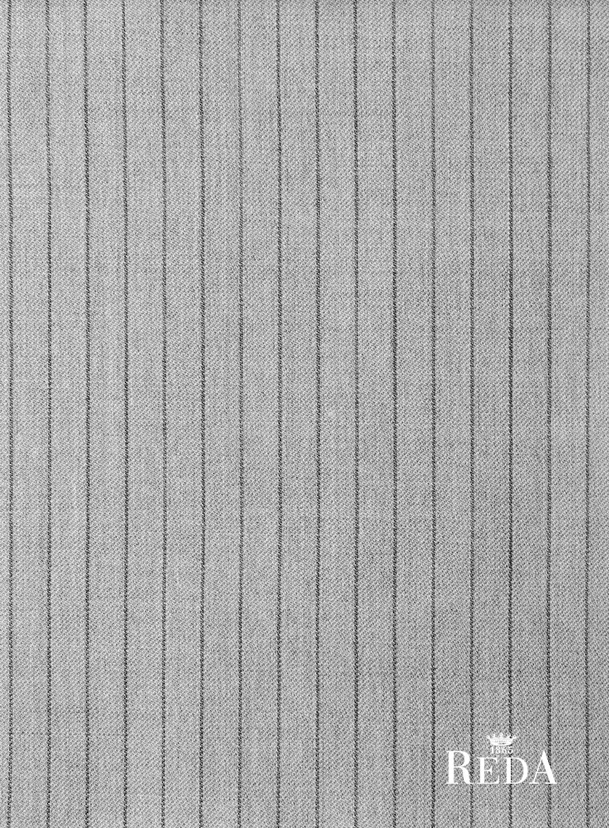 Reda Tibaro Gray Stripe Wool Suit - Image 7