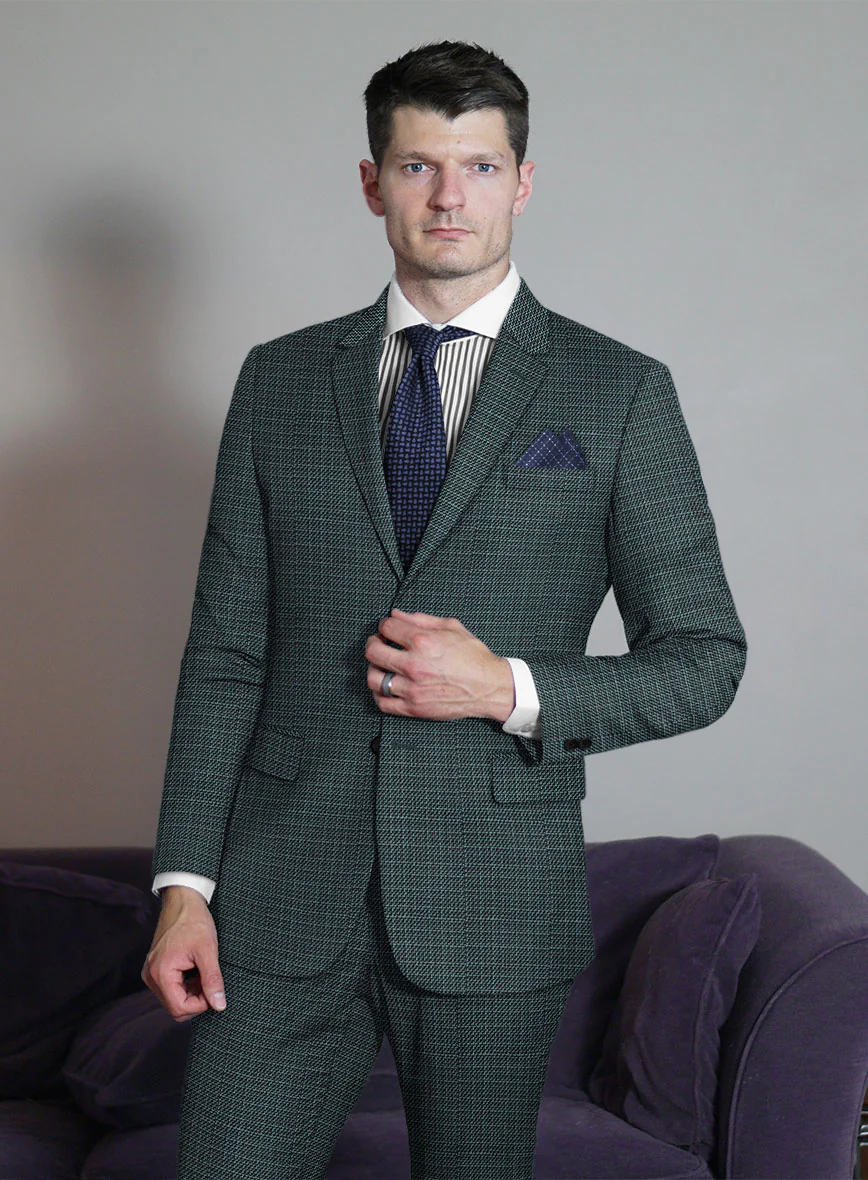Reda Tomare Green Wool Jacket - Image 2