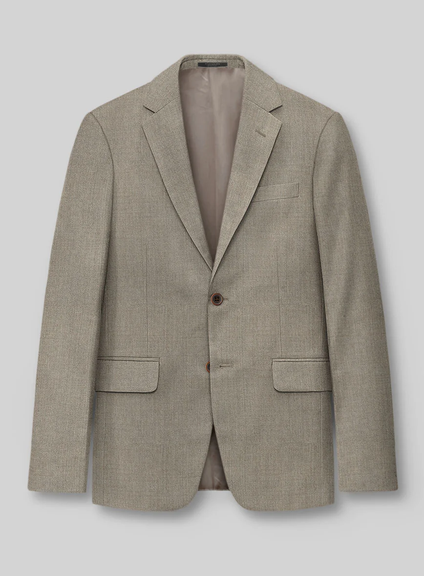 Reda Worsted Beige Pure Wool Suit - Image 4