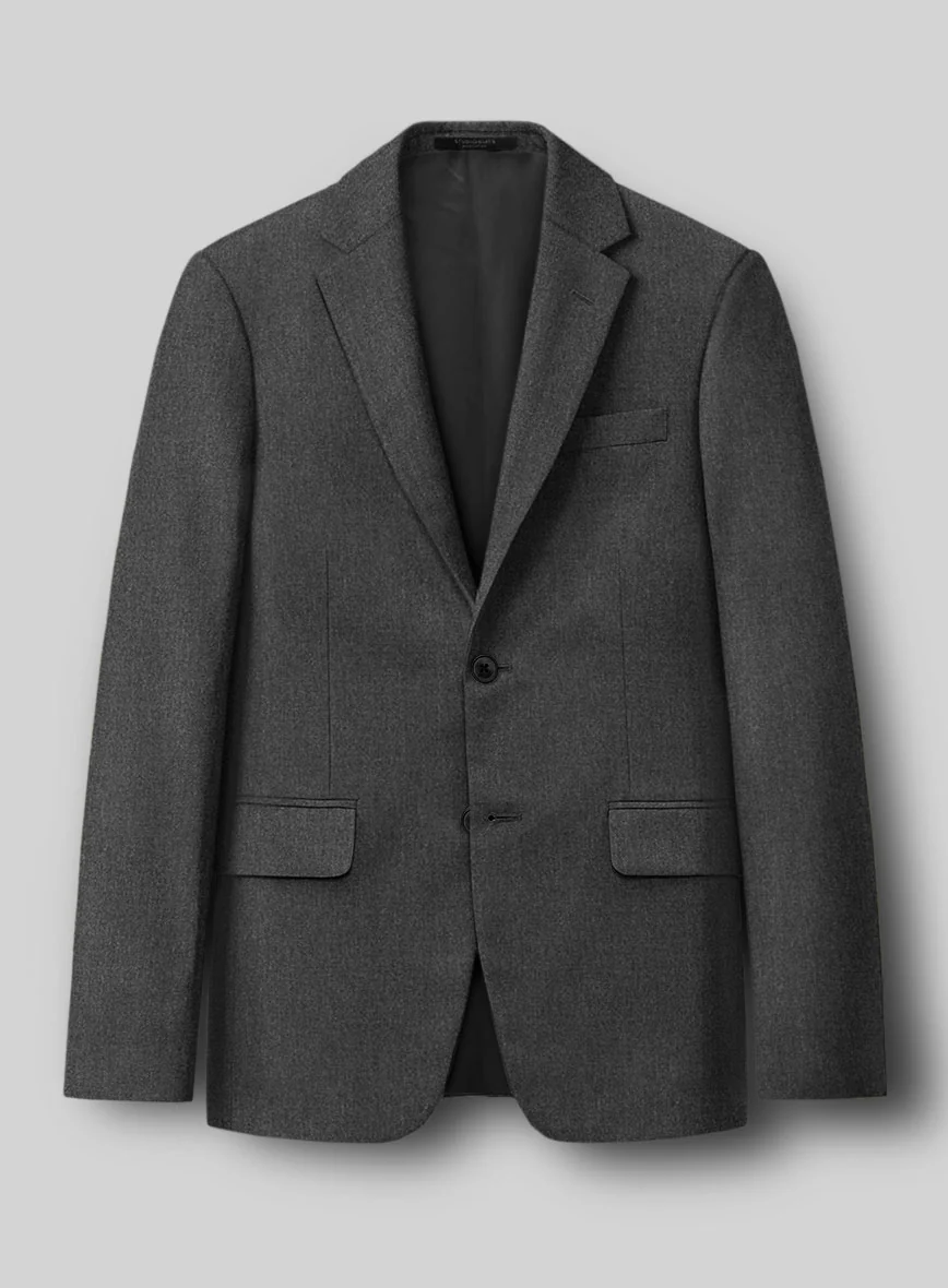 Reda Worsted Dark Gray Pure Wool Suit - Image 4