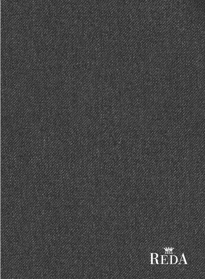 Reda Worsted Dark Gray Pure Wool Suit - Image 8