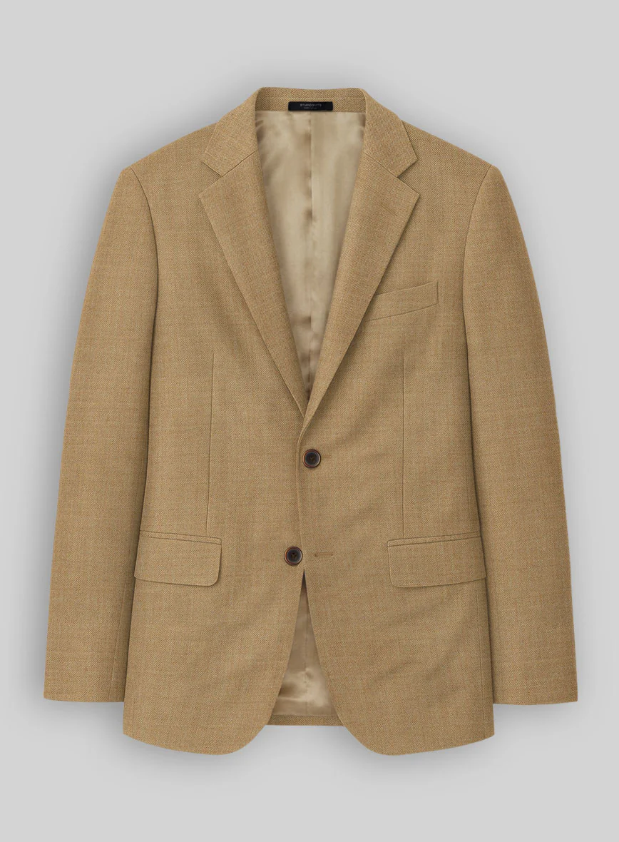Reda Worsted Khaki Wool Suit - Image 4