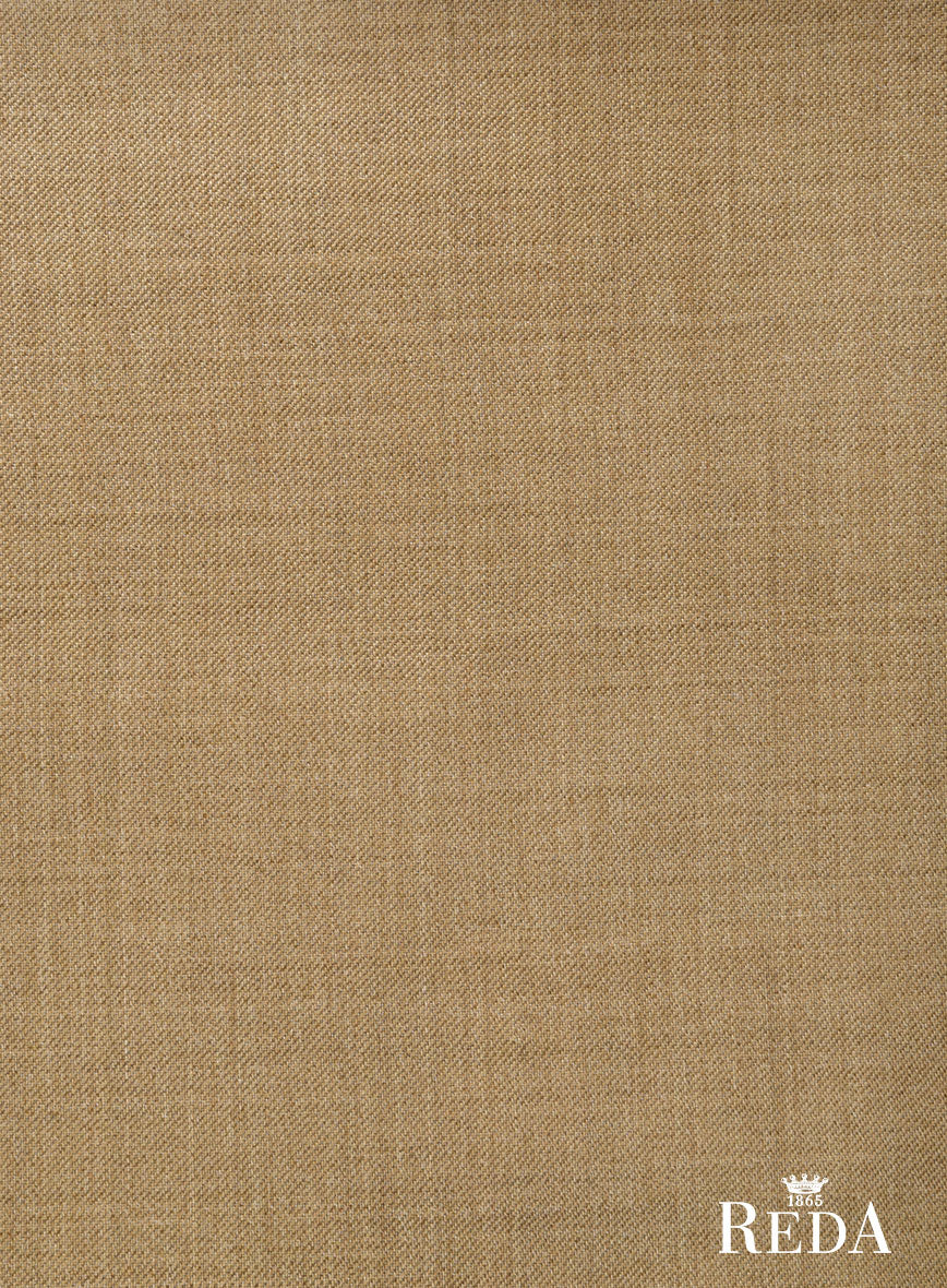 Reda Worsted Khaki Wool Pants - Image 4