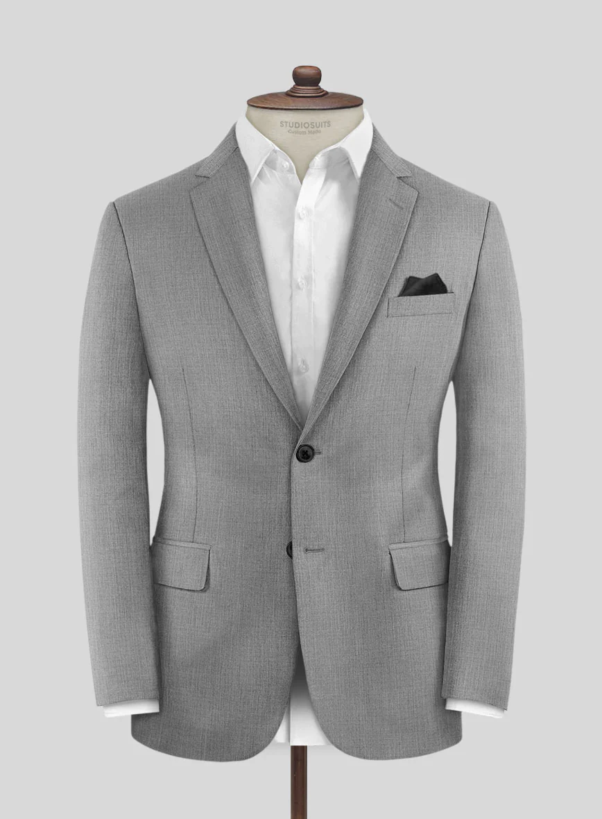 Reda Worsted Mid Gray Pure Wool Suit - Image 3