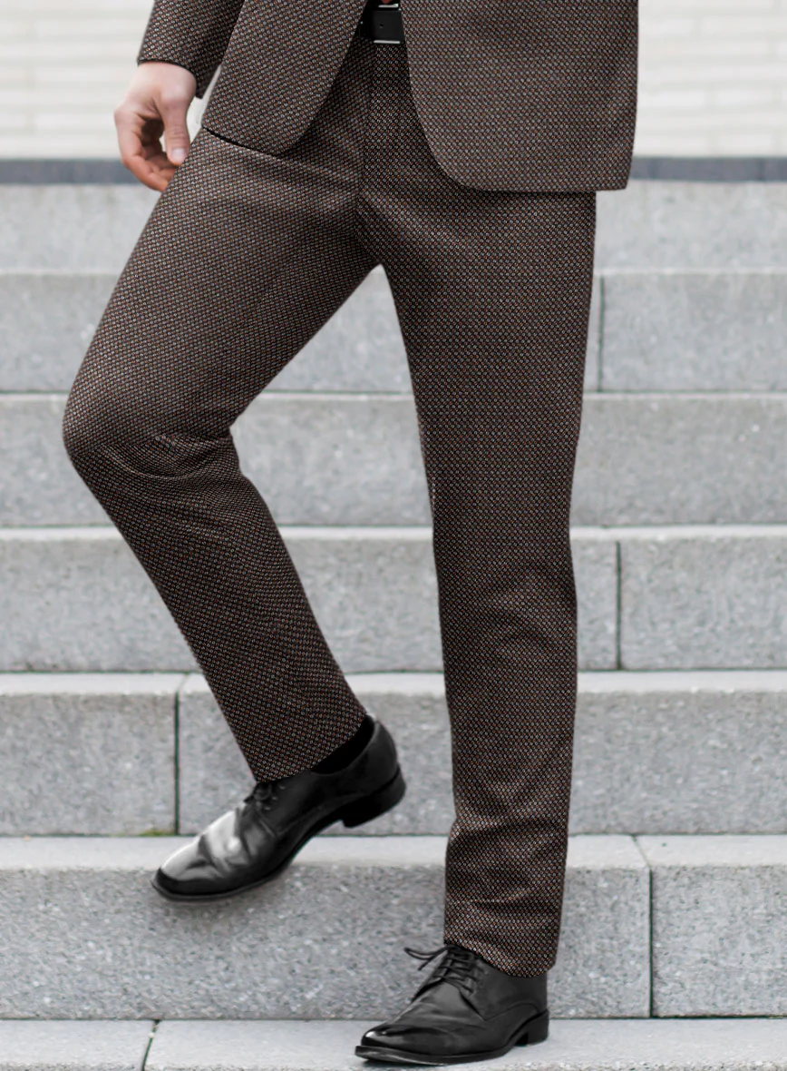Reda Yunot Brown Wool Pants - Image 2