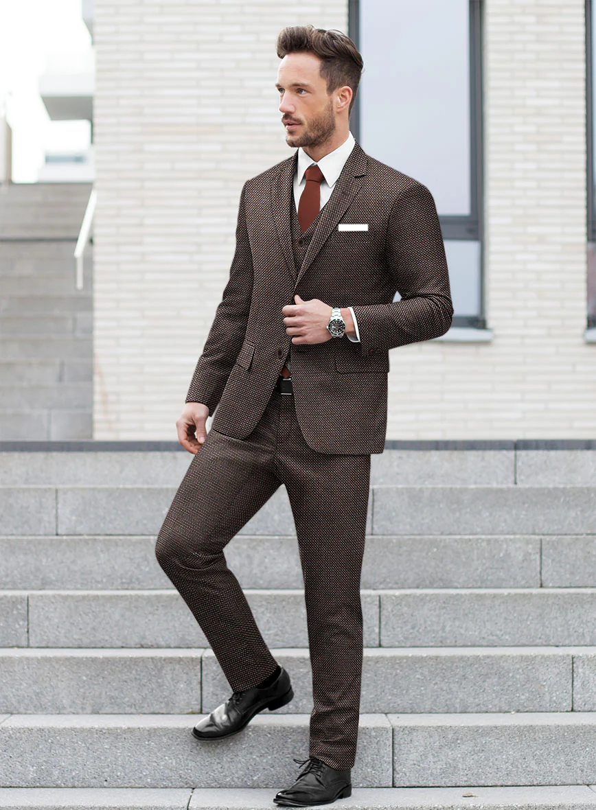 Reda Yunot Brown Wool Suit - Image 2