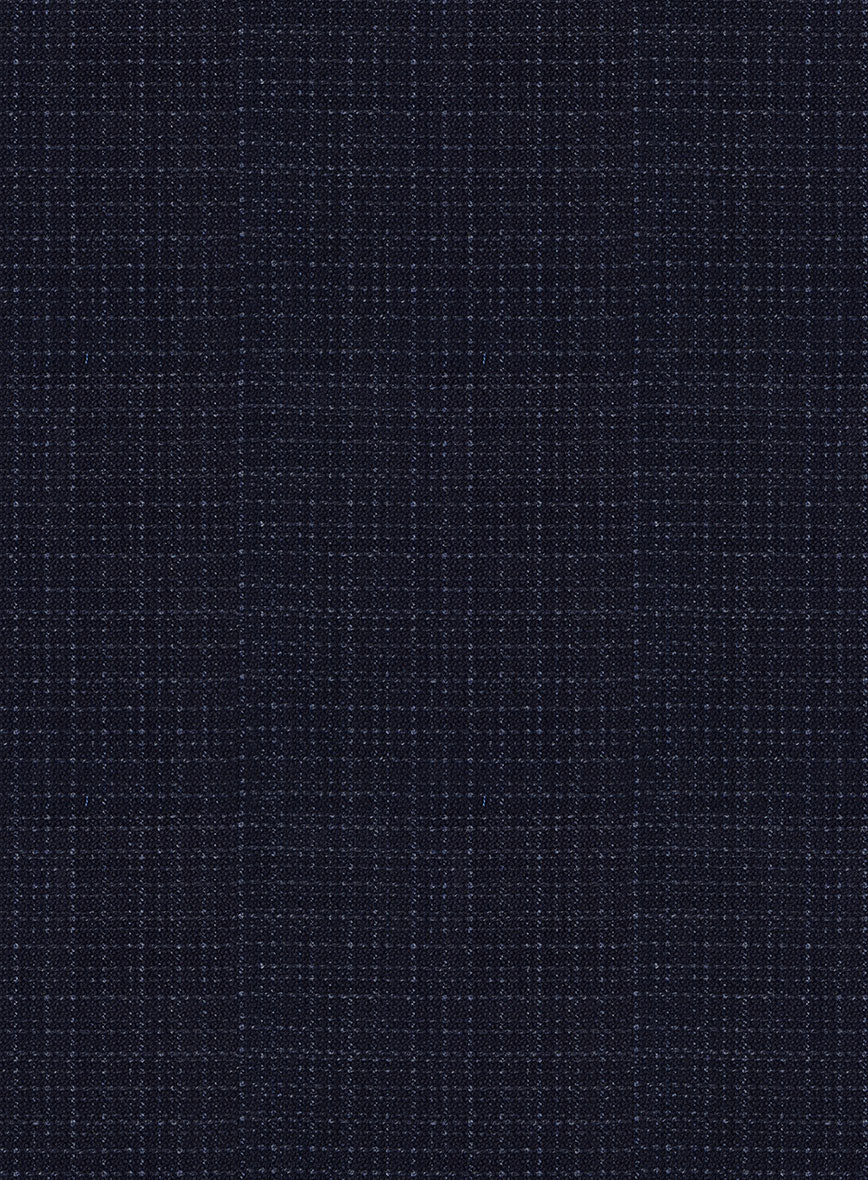Reda Zeno Blue Checks Wool Jacket - Image 2
