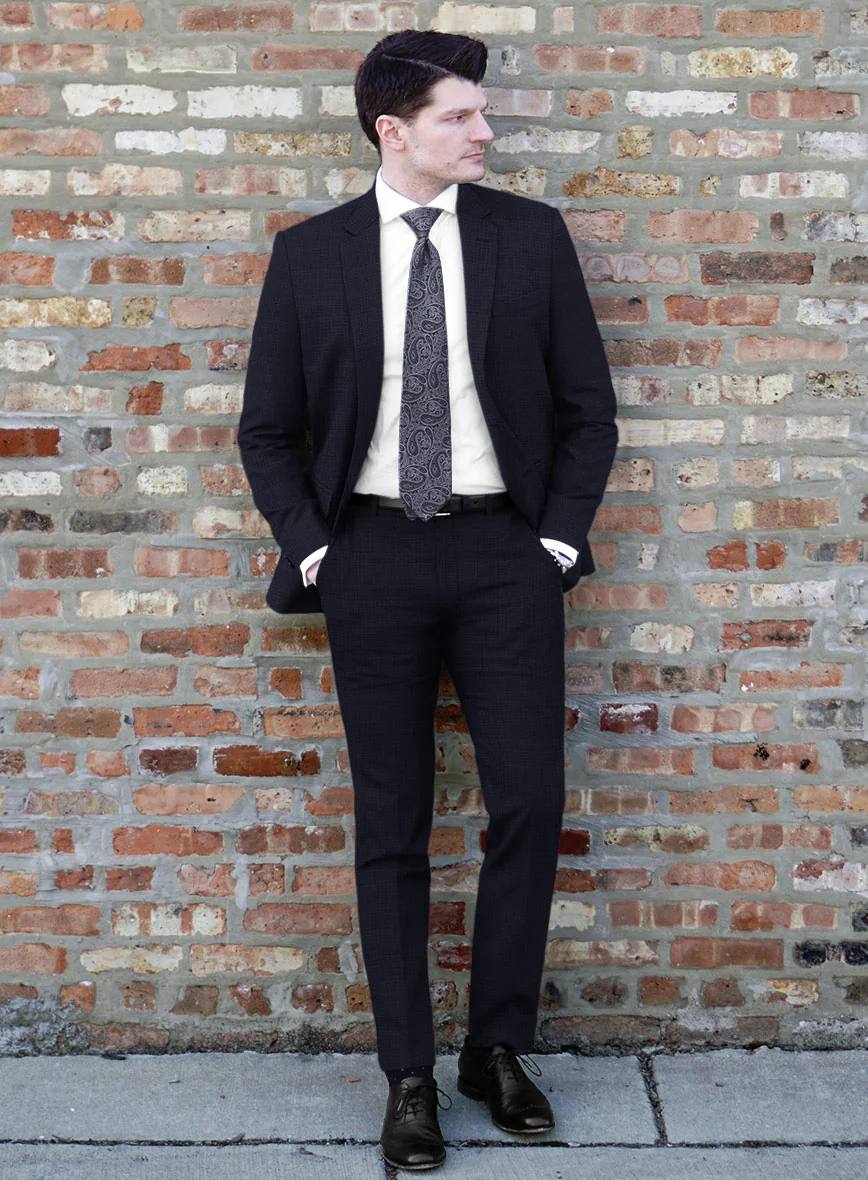 Reda Zeno Blue Checks Wool Suit - Image 2