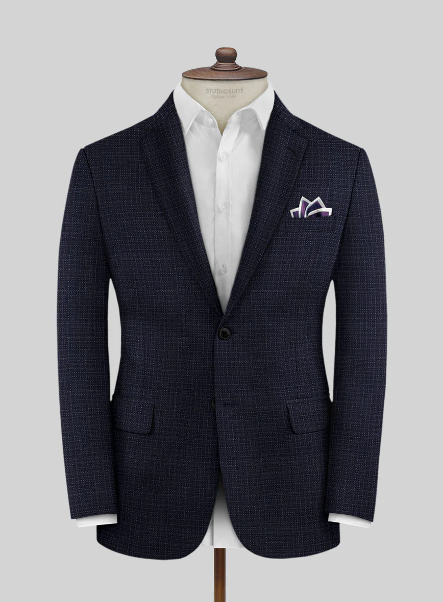 Reda Zeno Blue Checks Wool Suit - Image 3