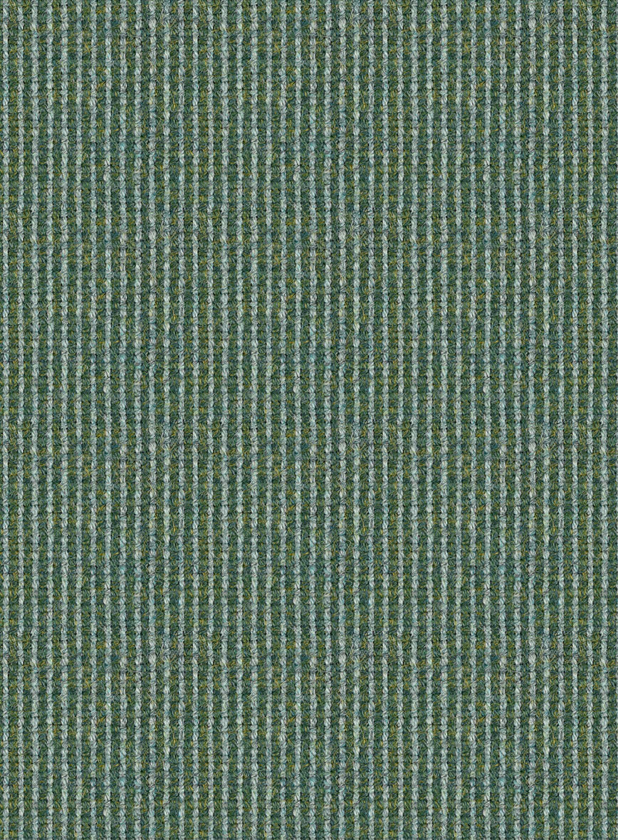 Regal Corded Green Stripe Tweed Suit - Image 7