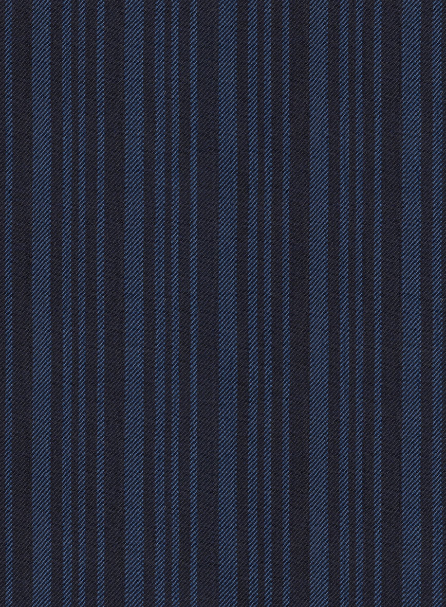 Retro Reel Blue Stripe Pants - Image 3