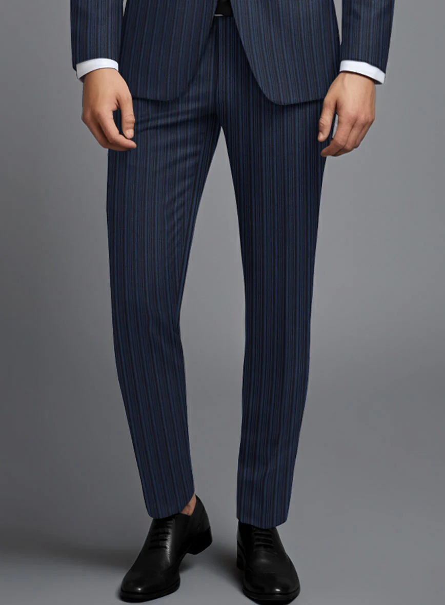 Retro Reel Blue Stripe Suit - Image 5