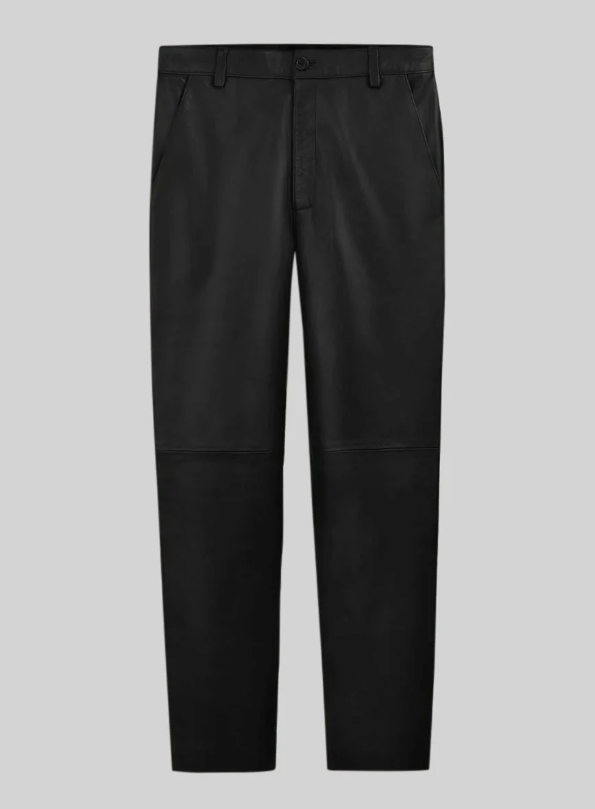 Rich Black Leather Suit - Image 5