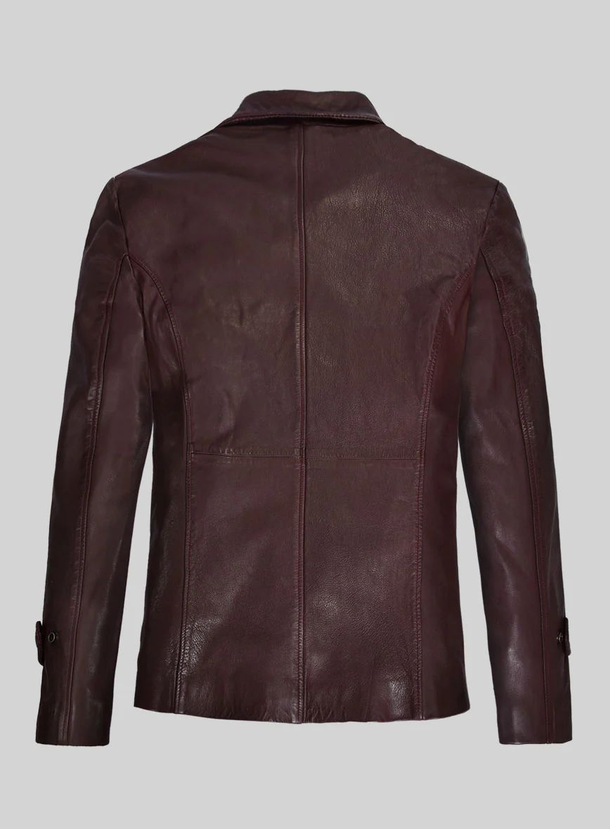 Robert Leather Blazer - Image 2
