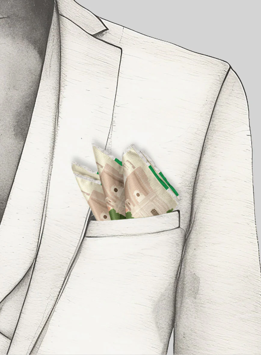 Roma Classica Silk Pocket Square - Image 4