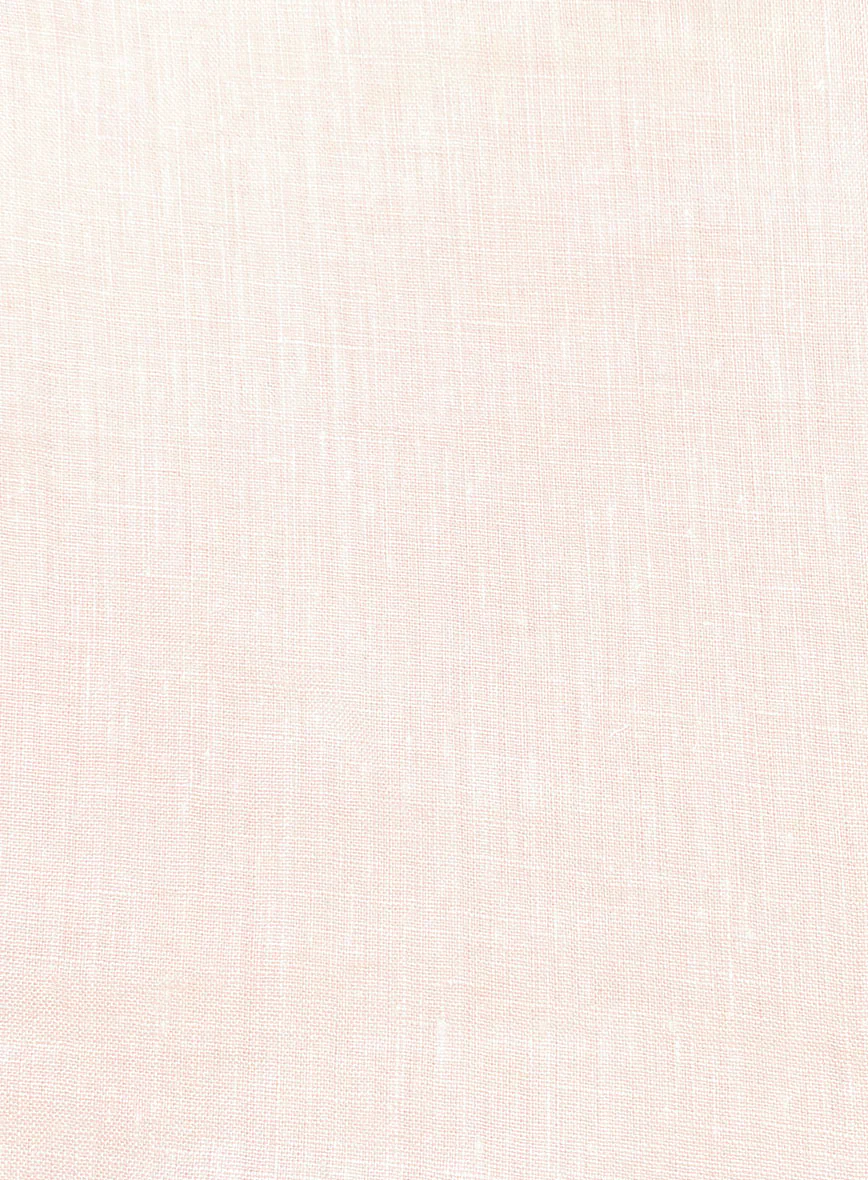 Roman Light Pink Linen Pants - Image 3