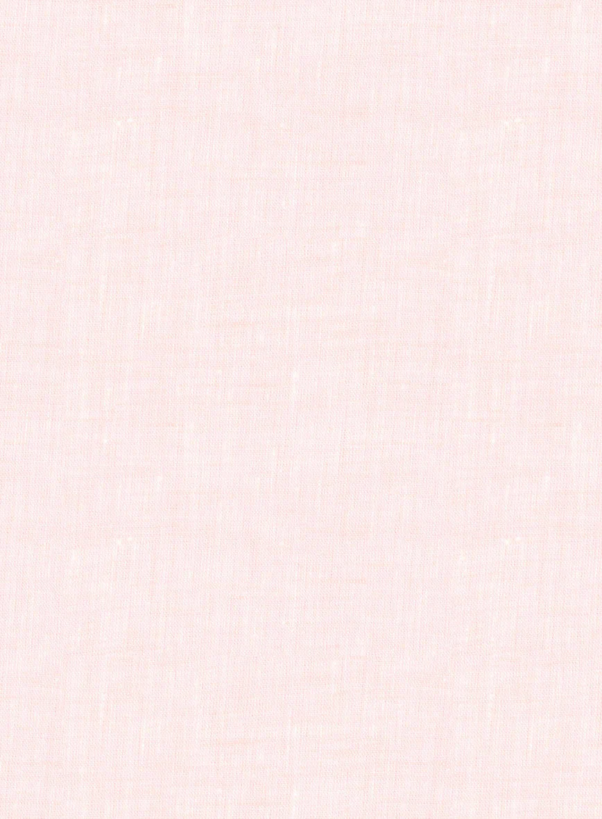 Roman Light Pink Linen Shirt - Image 3