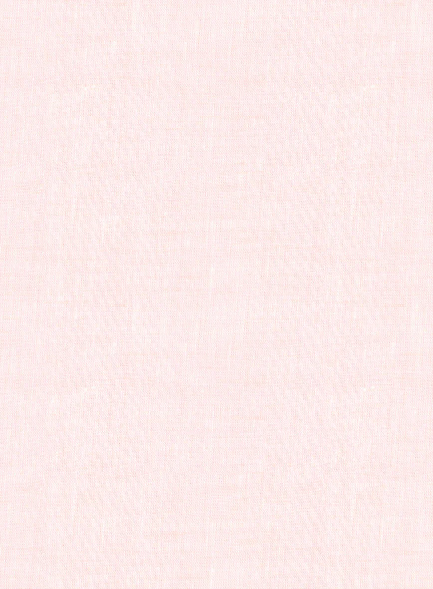 Roman Light Pink Linen Shirt - Image 3