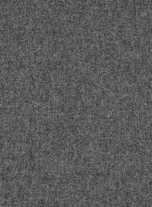 Rope Weave Gray Tweed Double Breasted Jacket - Image 2
