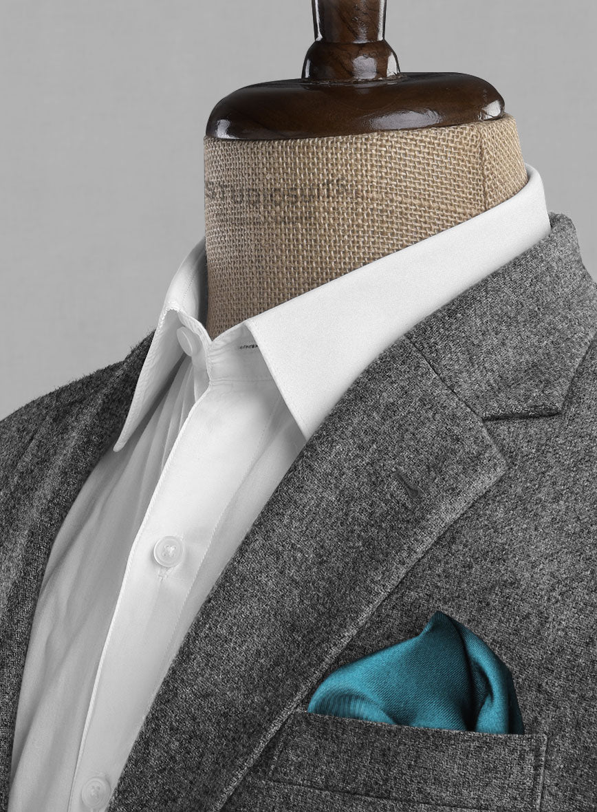Rope Weave Gray Tweed Suit - Image 4