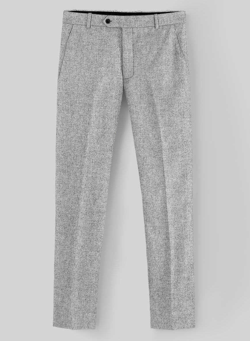 Rope Weave Light Gray Tweed Suit - Image 6