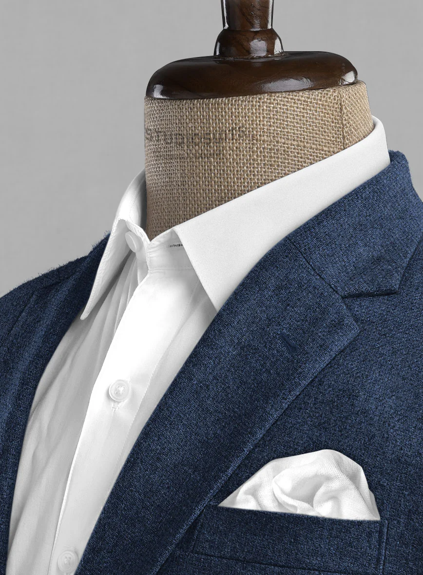 Rope Weave Persian Blue Tweed Suit - Image 4