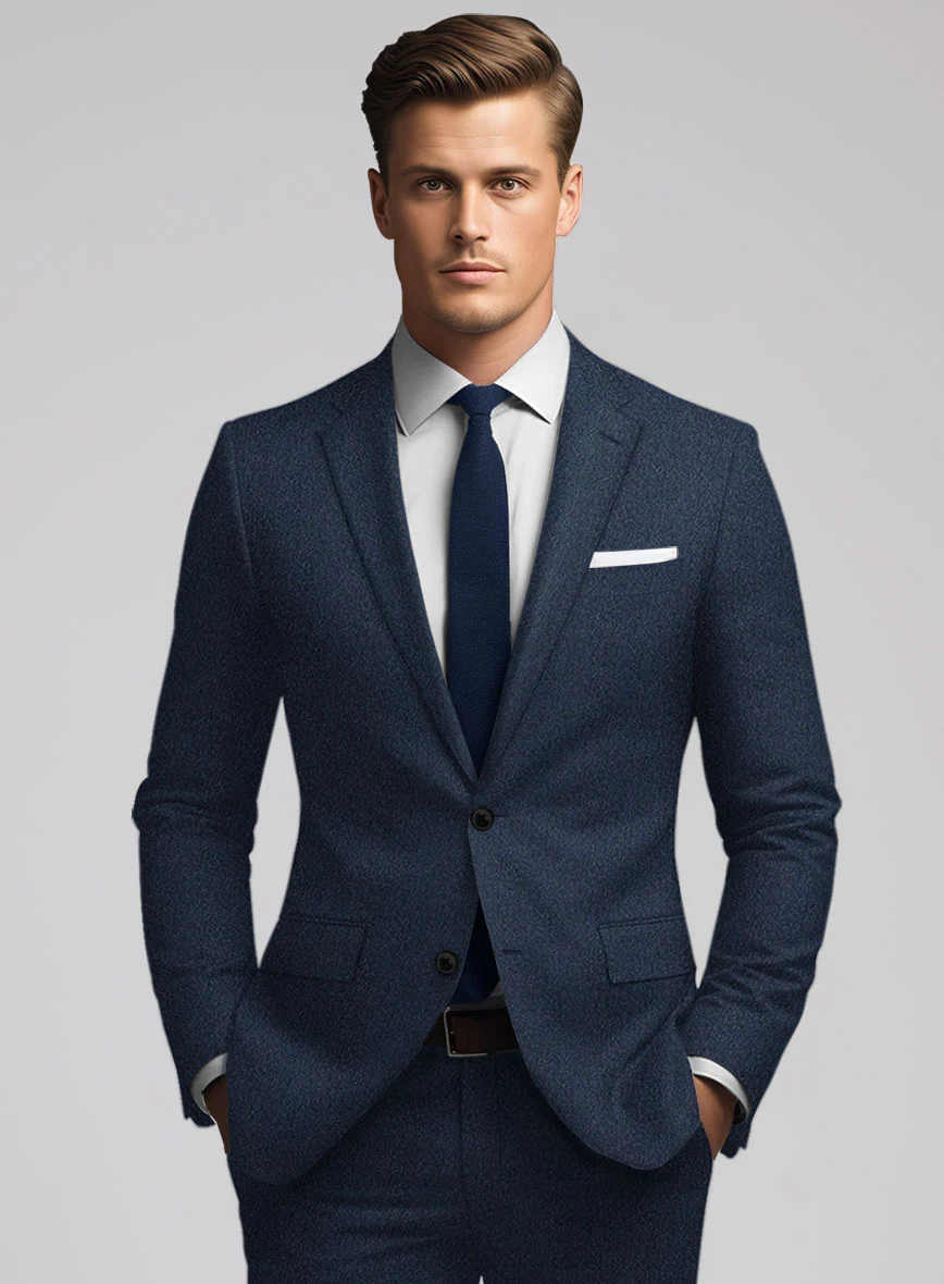 Royal Blue Cashmere Jacket - Image 2