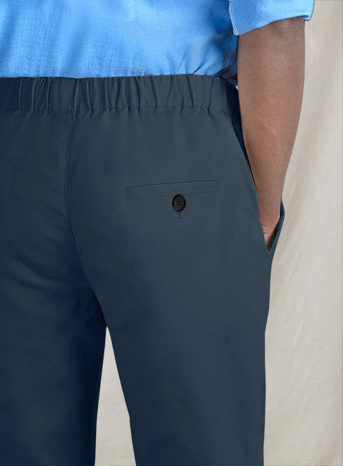 Easy Pants Royal Blue Cotton Canvas - Image 5