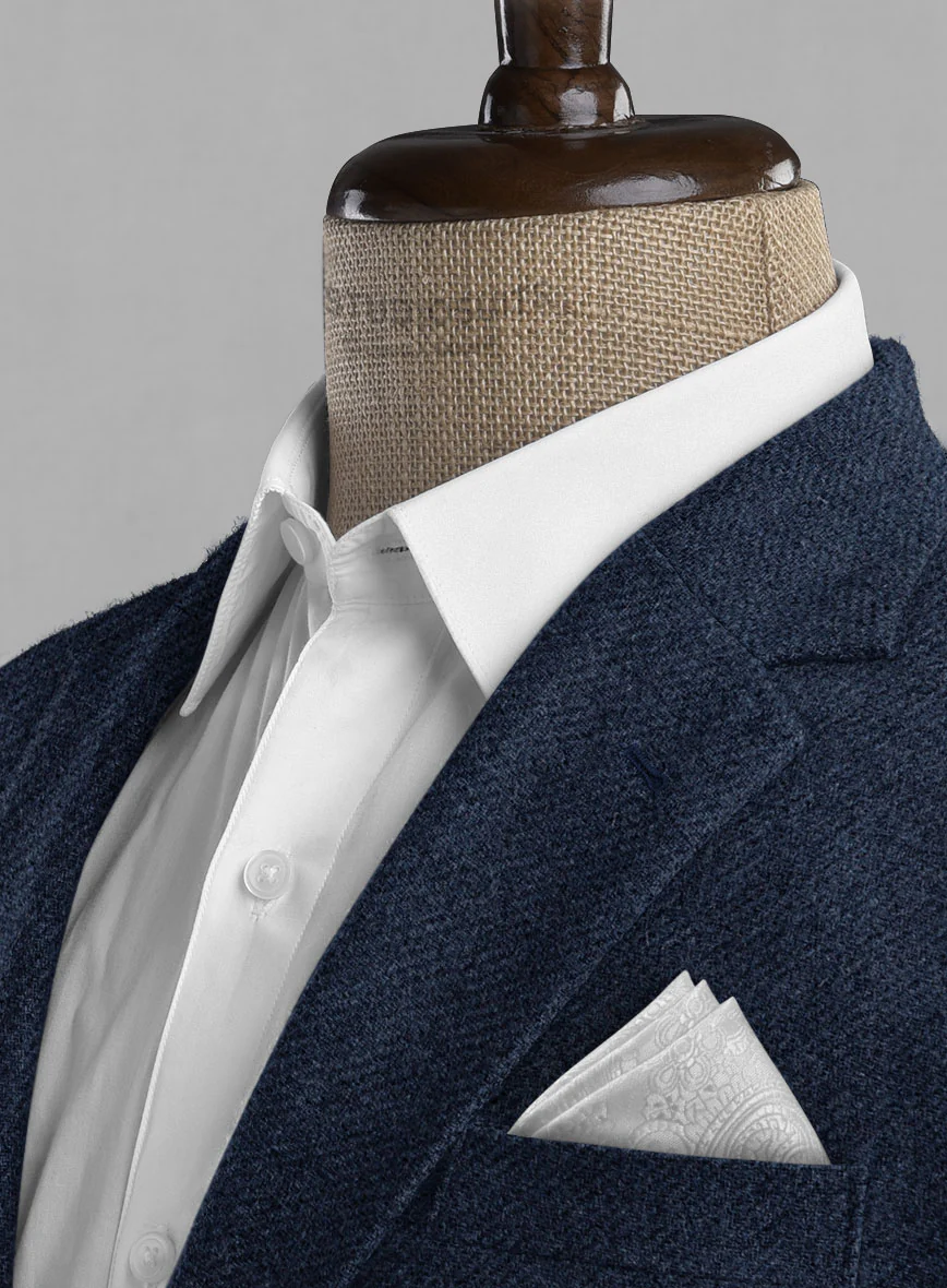 Royal Blue Heavy Tweed Suit - Image 5