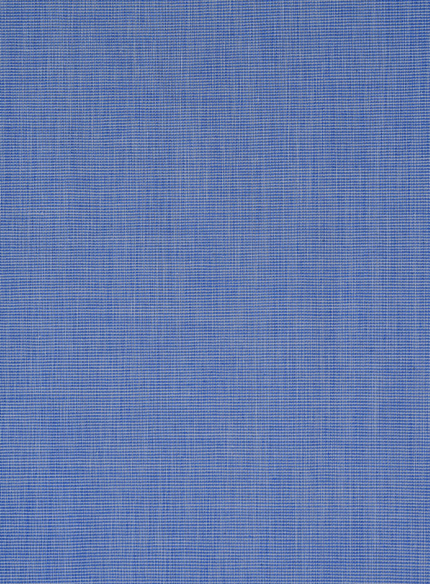 Royal Blue Organic Cotton Shirt - Image 4