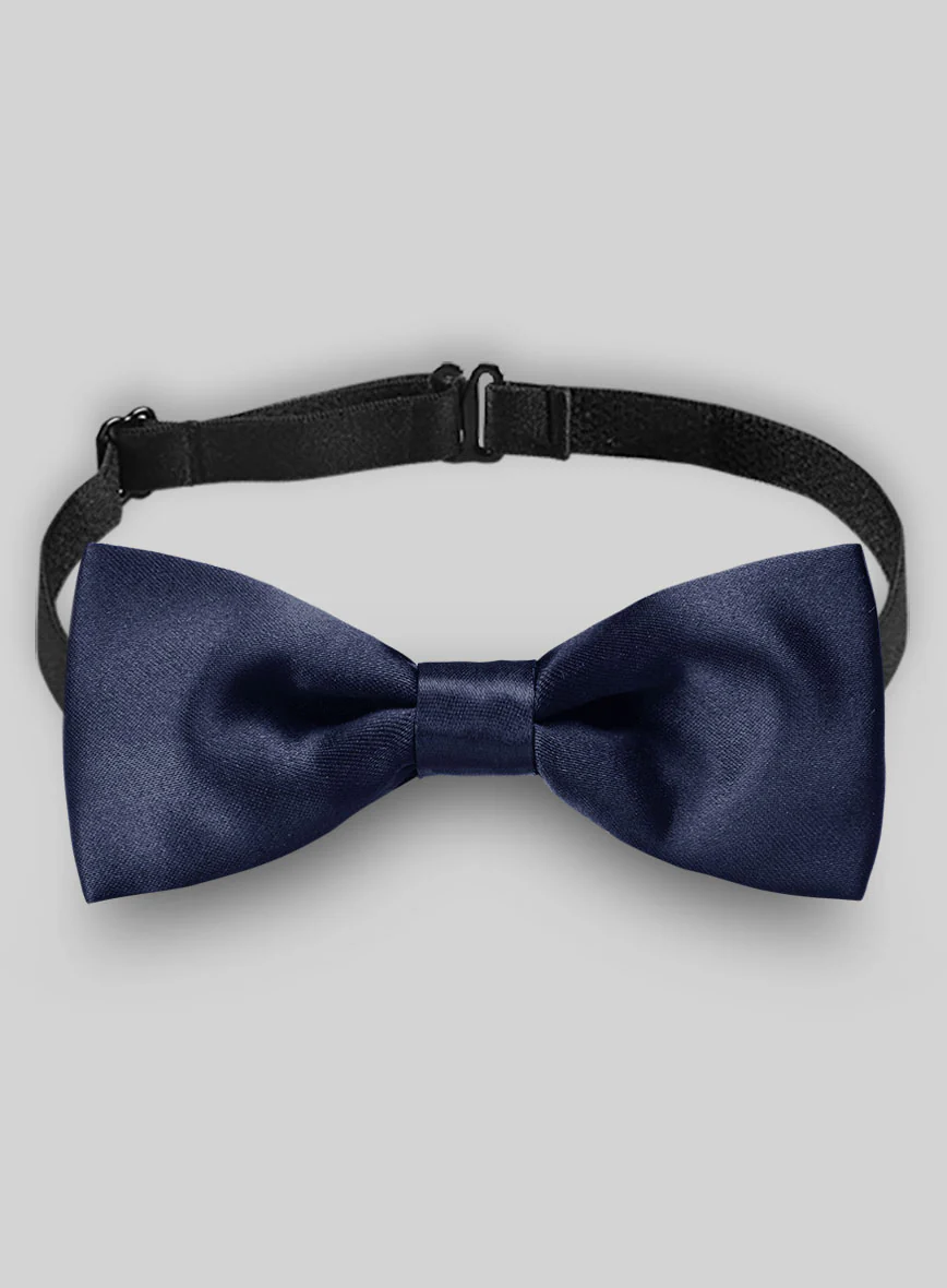 Royal Blue Satin Bow - Image 2