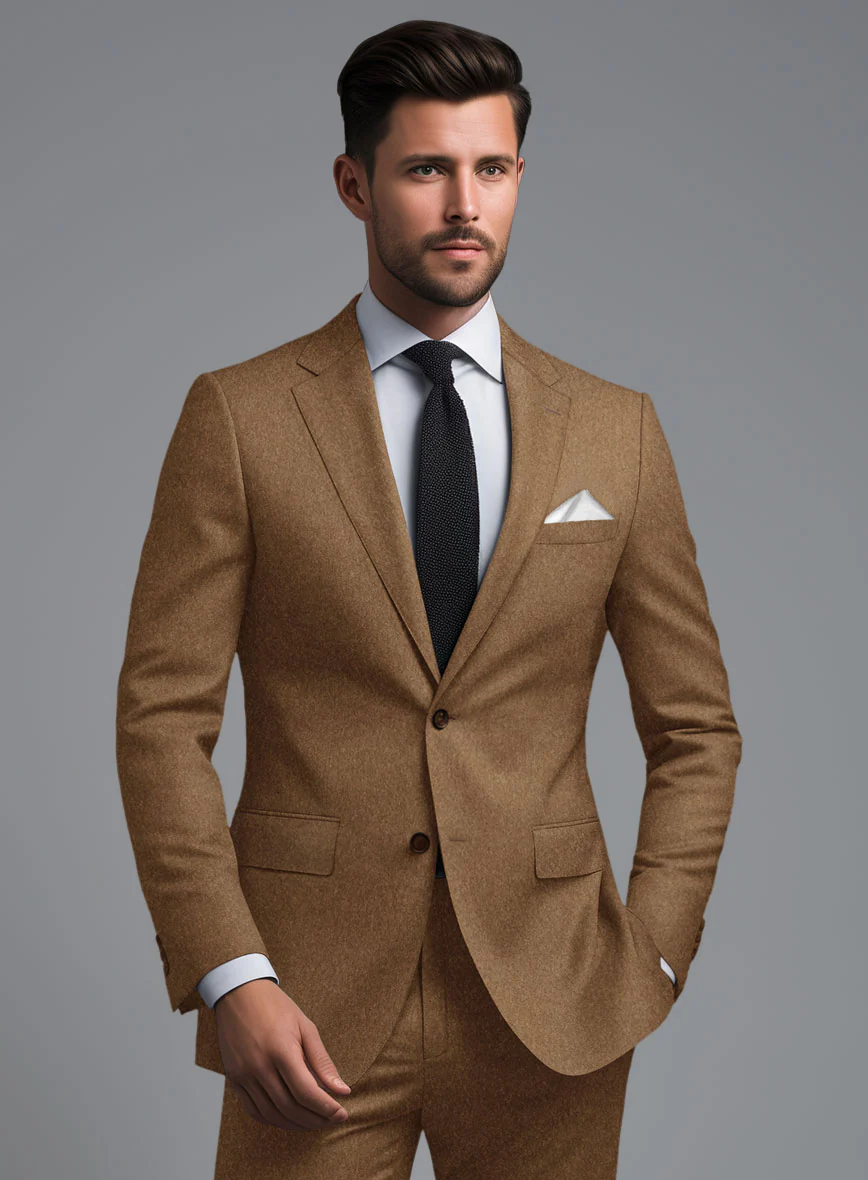 Royal Brown Cashmere Jacket - Image 2
