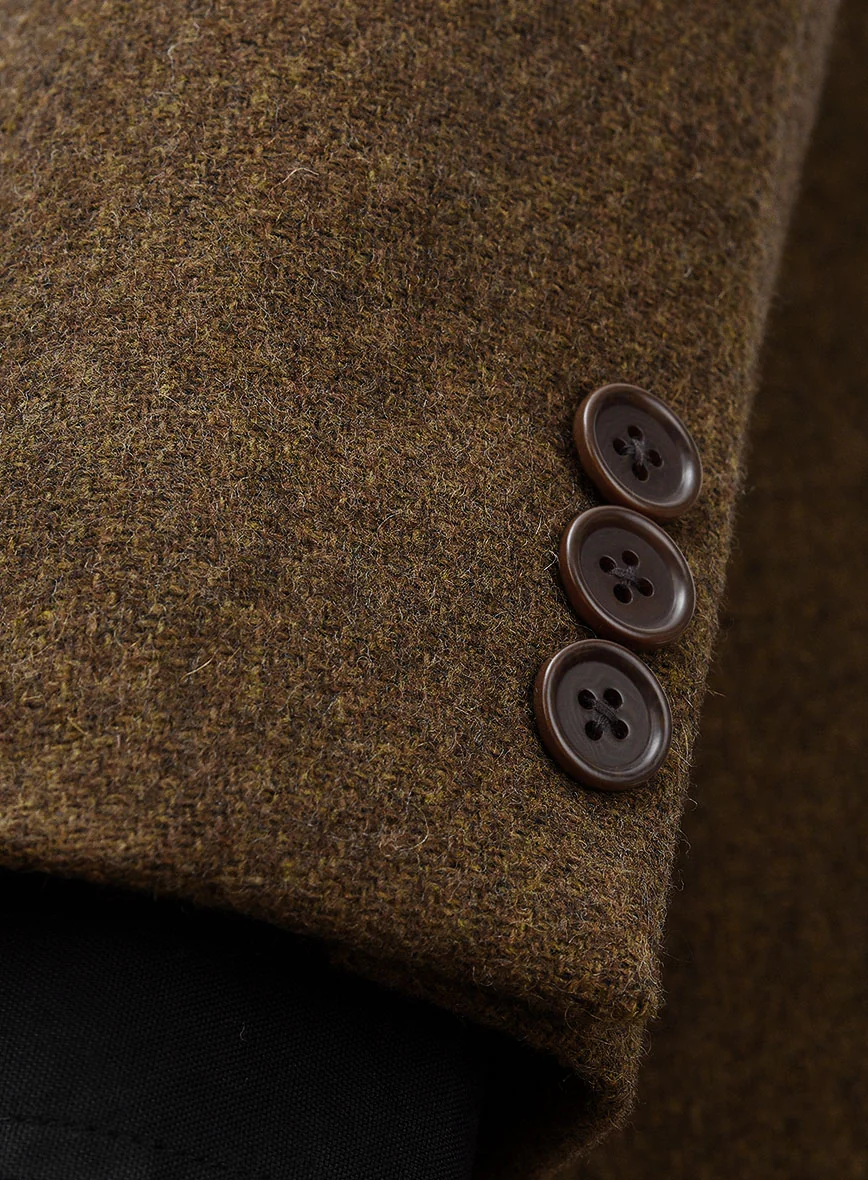 Royal Brown Heavy Tweed 3 Piece Suit - Image 7