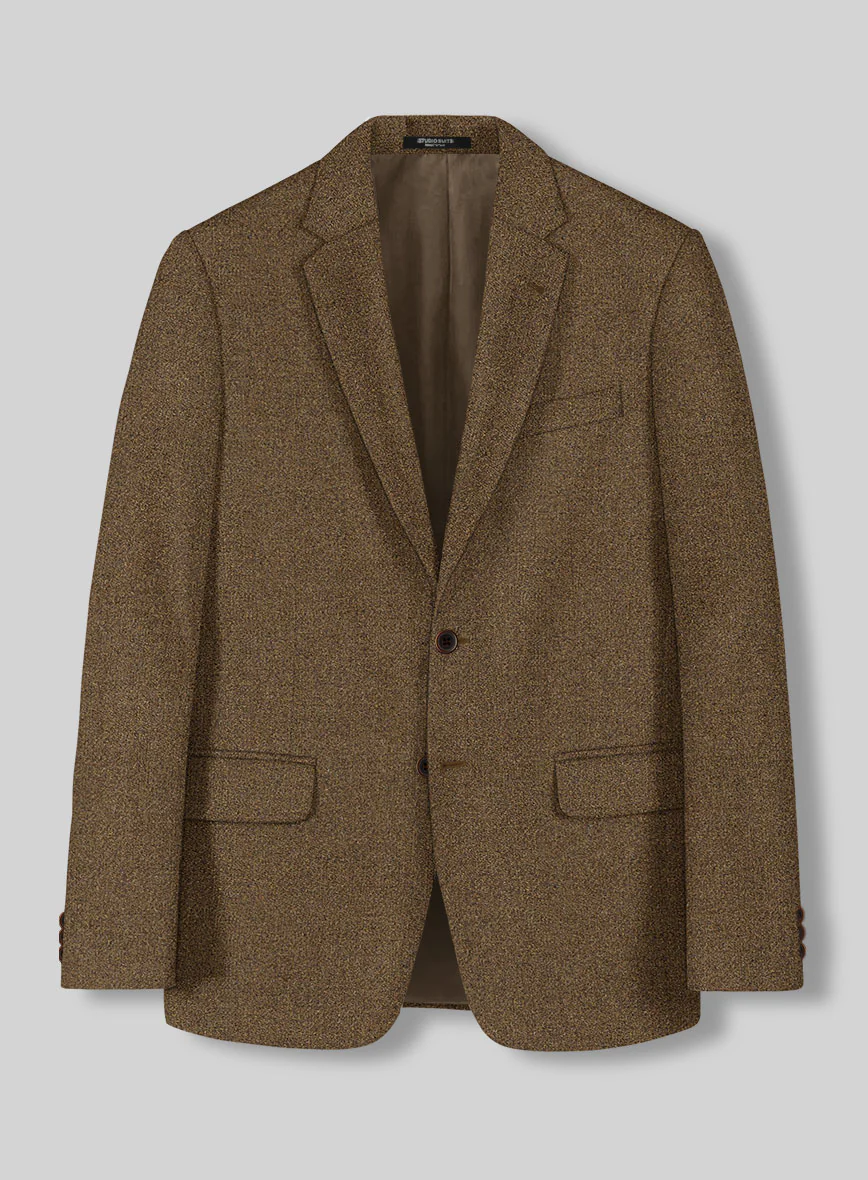 Royal Brown Heavy Tweed Suit - Image 3