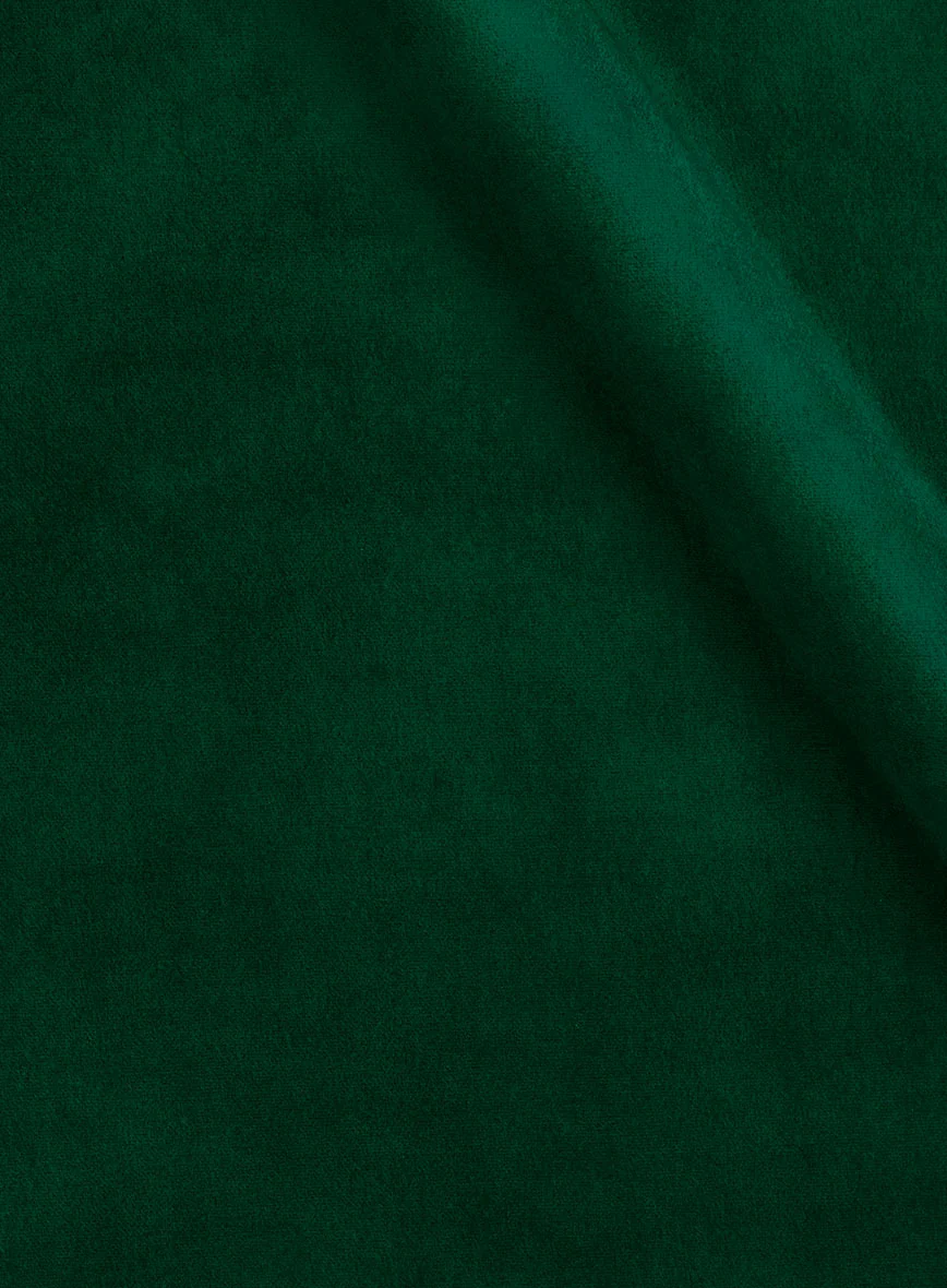 Royal Green Velvet Jacket - Image 2