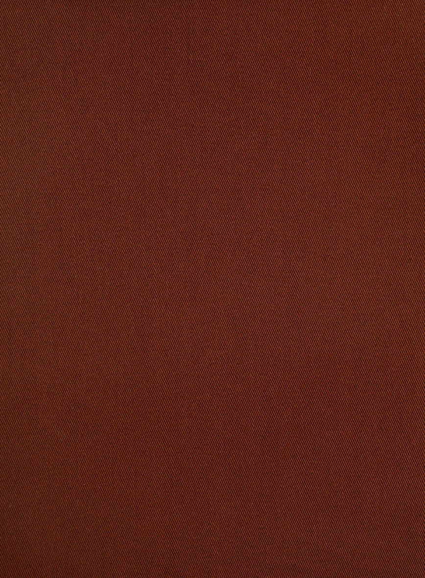 Rust Napoli Stretch Light Weight Cotton Suit - Image 6