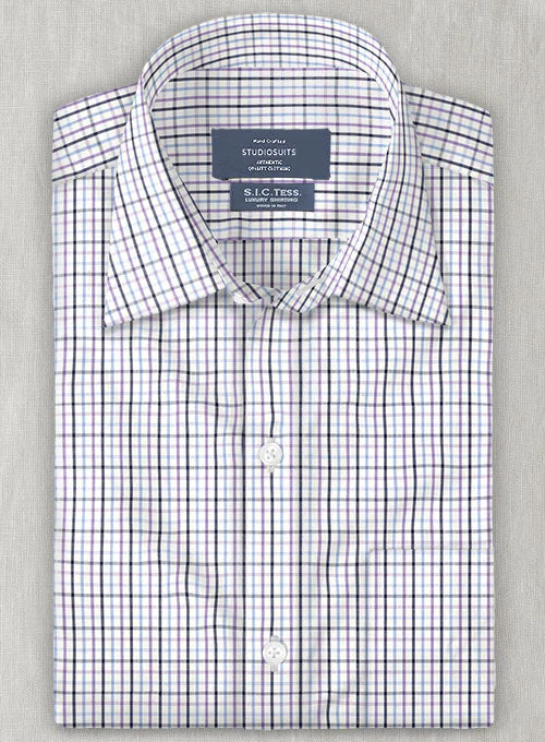 S.I.C. Tess. Italian Cotton Azzure Shirt - Image 2