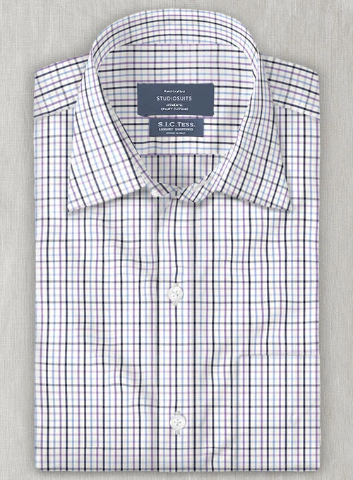 S.I.C. Tess. Italian Cotton Azzure Shirt - Image 2