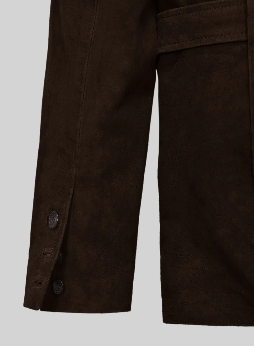 Safari Dune Suede Leather Blazer - Image 5